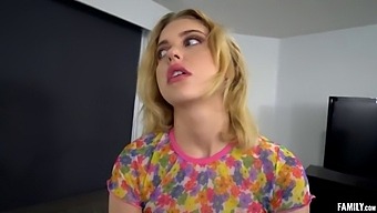 Amateur Stepsis Chloe Couture Gets Gagged And Fucked By Big Cock