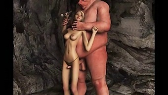 Ogre Ejaculates On Cartoon Pornographic Characters