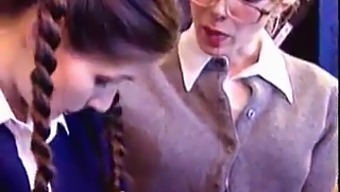 Teacher And Student Engage In Lesbian Intimacy