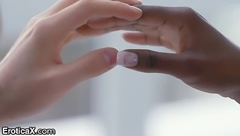 Interracial Threesome With Ana Foxxx And A Curious Couple In This Steamy Video