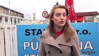 Public Secretary Gets Covered In Cum From Multiple Guys
