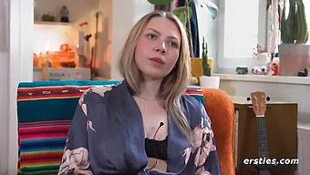 Nelio, A Berlin-Based Songwriter, Pleasures Herself In Her Shared Living Space.