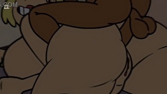 Anal Sex And Oral Sex With A Creampie In An Animated Porn Video